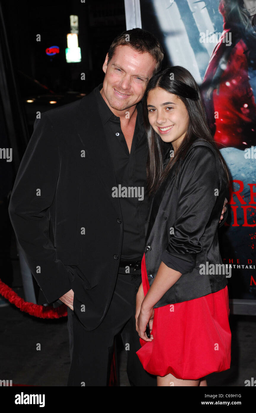 Michael Shanks, Tatyana Shanks at arrivals for RED RIDING HOOD Premiere, Grauman's Chinese Theatre, Los Angeles, CA March 7, 2011. Photo By: Elizabeth Goodenough/Everett Collection Stock Photo