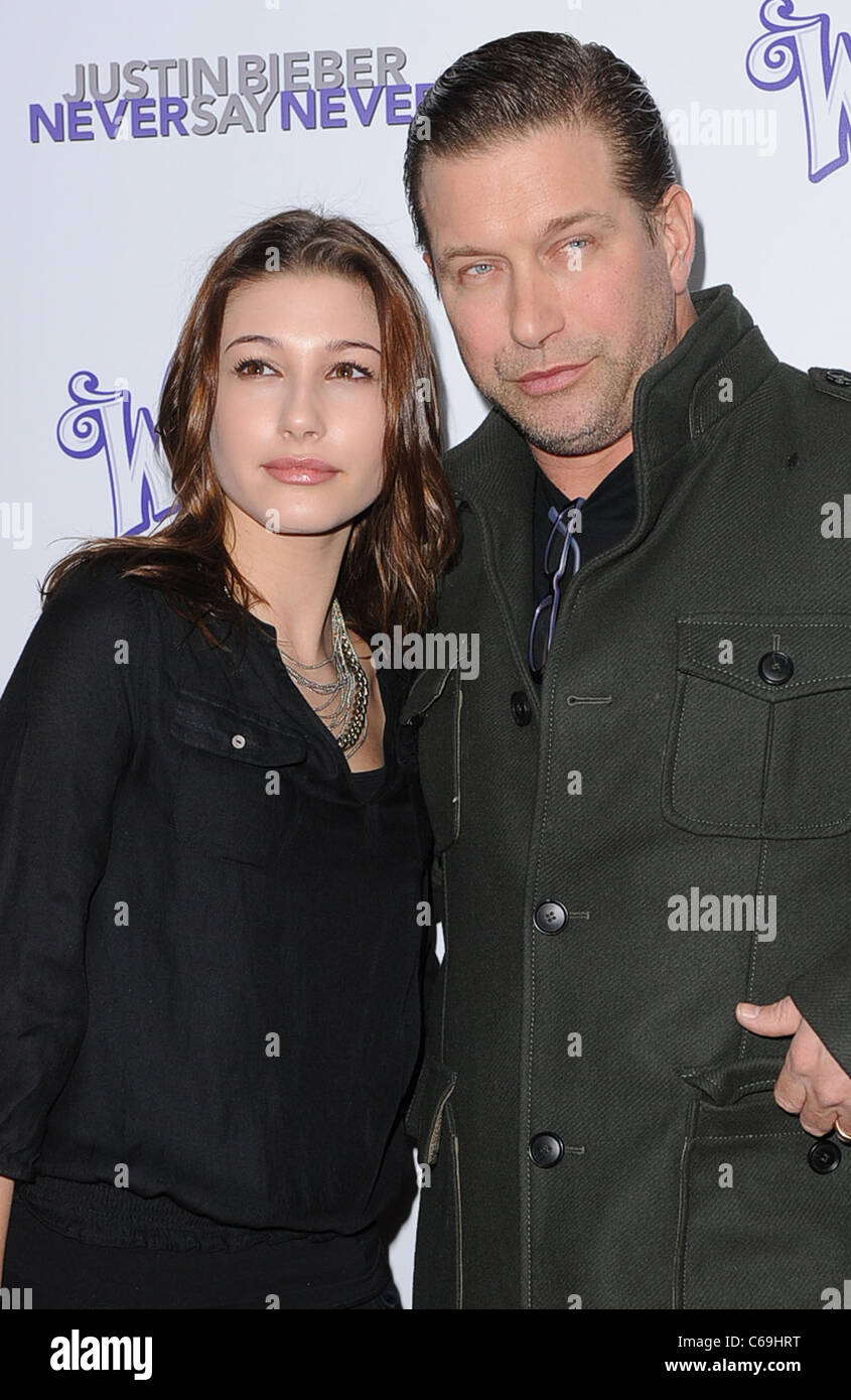 Hailey Baldwin Stephen Baldwin At Arrivals For Justin