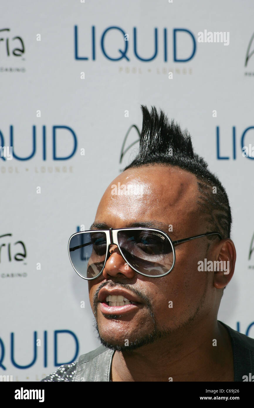 Apl.de.ap in attendance for Apl.de.ap Performs at Liquid Pool Lounge ...