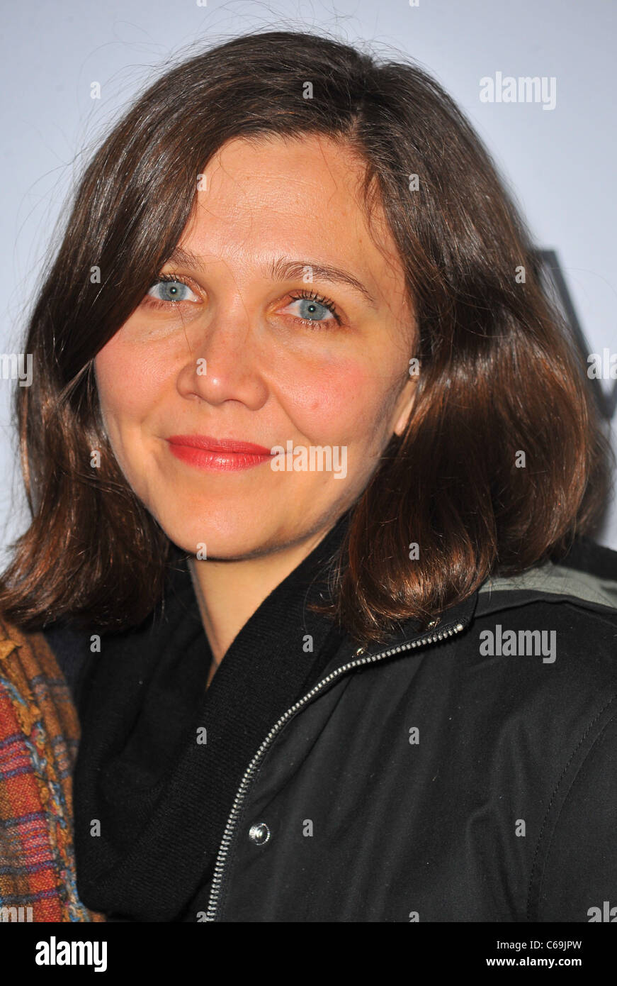 Maggie Gyllenhaal in attendance for Brooklyn Academy of Music BAM 2011 Theater Gala Opening Night Performance of THE DIARY OF A Stock Photo