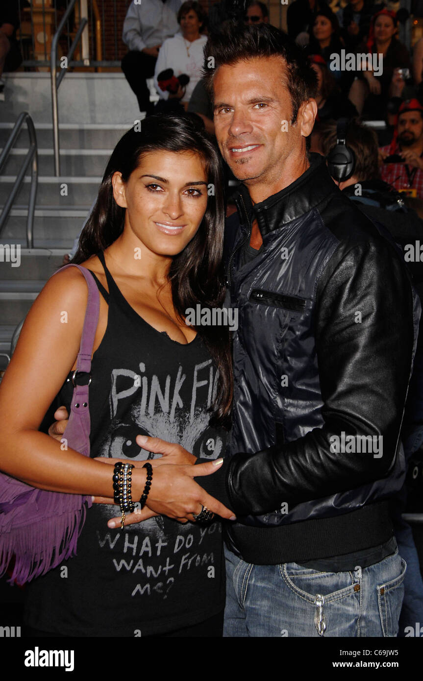 Shawna Craig, Lorenzo Lamas at arrivals for Pirates of the Caribbean: On Stranger Tides Premiere, Disneyland, Anaheim, CA May 7, 2011. Photo By: Michael Germana/Everett Collection Stock Photo