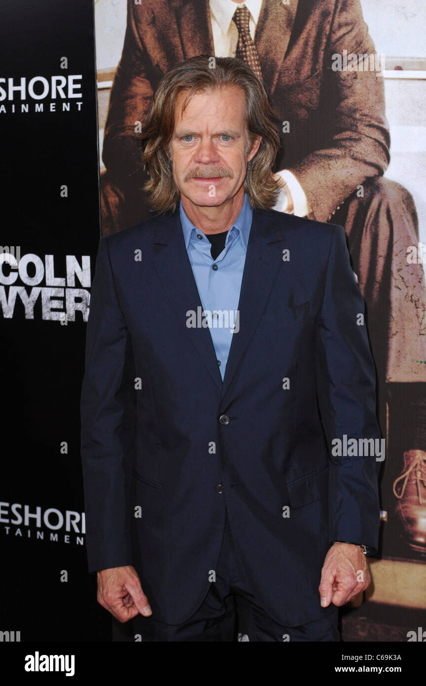 William H. Macy at arrivals for THE LINCOLN LAWYER Premiere, Arclight