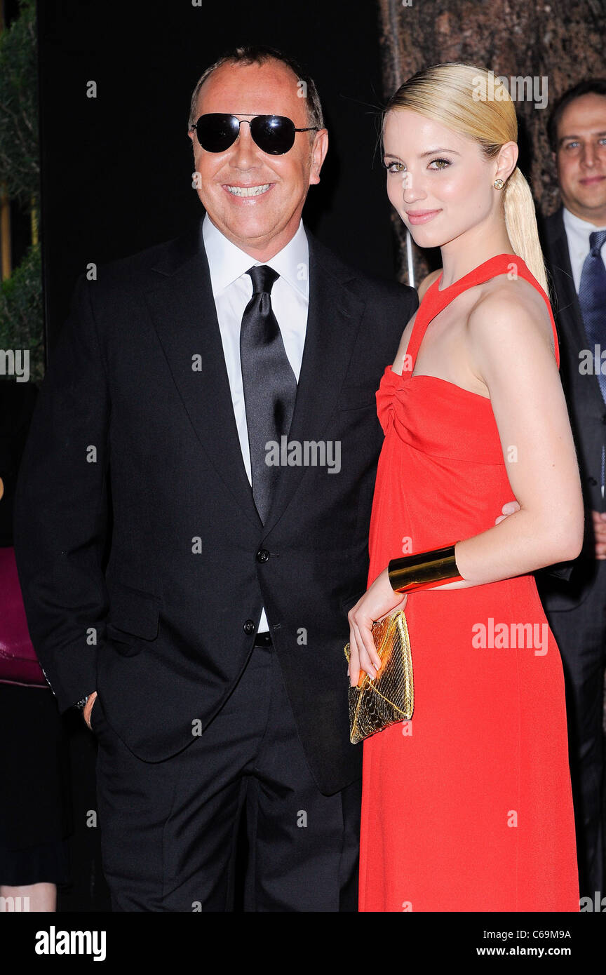 Michael Kors, Dianna Agron, leaves the Carlyle Hotel out and about for