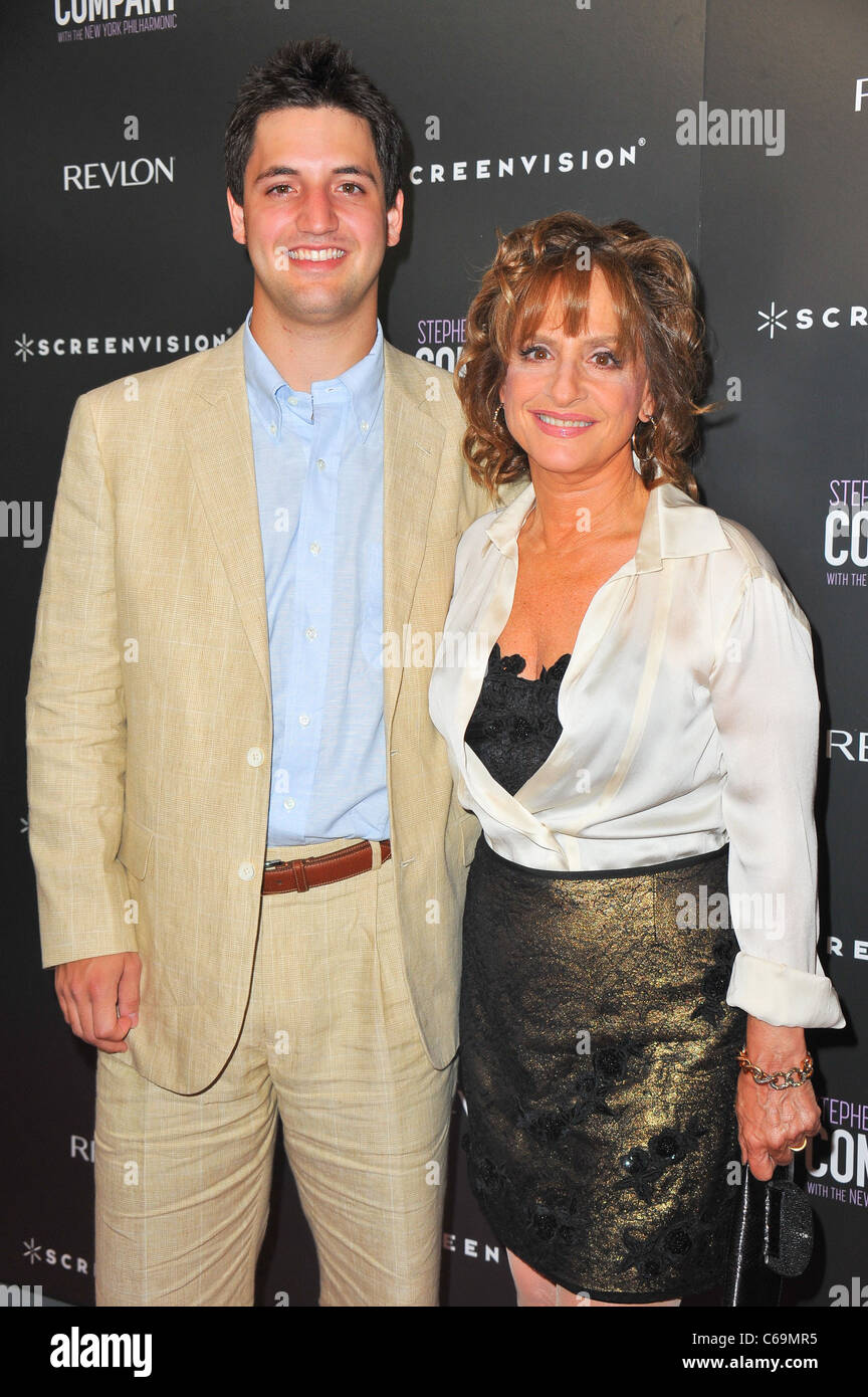 Patti Lupone (R), Son at arrivals for Premiere Screening of Filmed