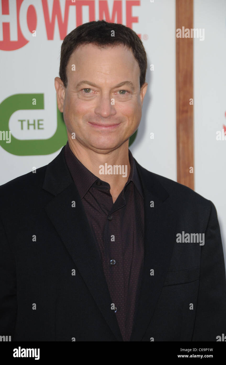 Gary Sinise at arrivals for CBS, The CW and Showtime Summer 2011 TCA Tour, The Pagoda, Los Angeles, CA August 3, 2011. Photo By: Dee Cercone/Everett Collection Stock Photo
