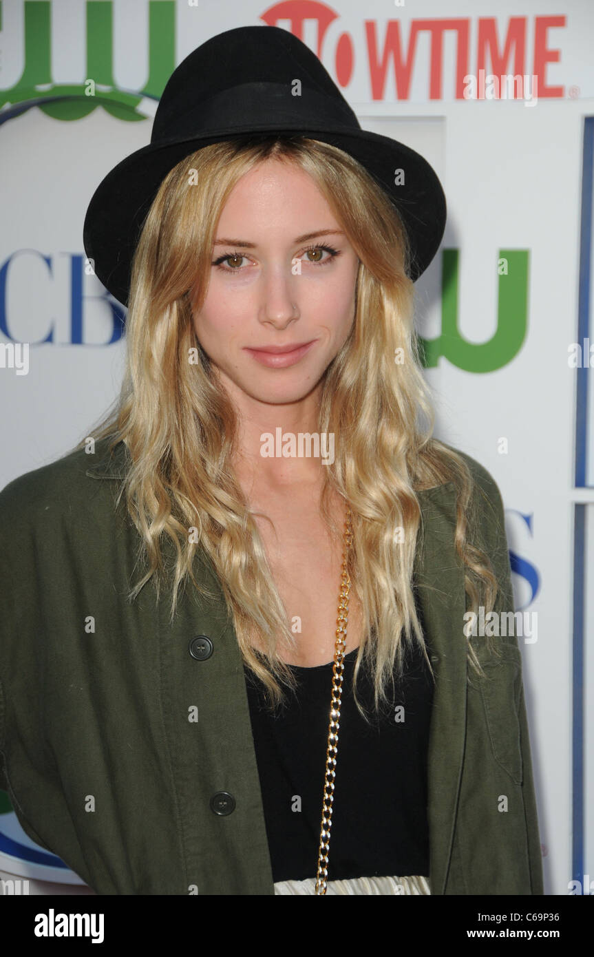 Gillian Zinser at arrivals for CBS, The CW and Showtime Summer 2011 TCA Tour, The Pagoda, Los Angeles, CA August 3, 2011. Photo Stock Photo