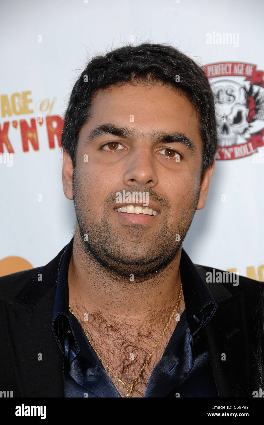 Sachin Dev Duggal at arrivals for THE PERFECT AGE OF ROCK ‘N ROLL Special Screening, Laemmle Sunset 5 Theater, Los Angeles, CA August 3, 2011. Photo By: Michael Germana/Everett Collection Stock Photo