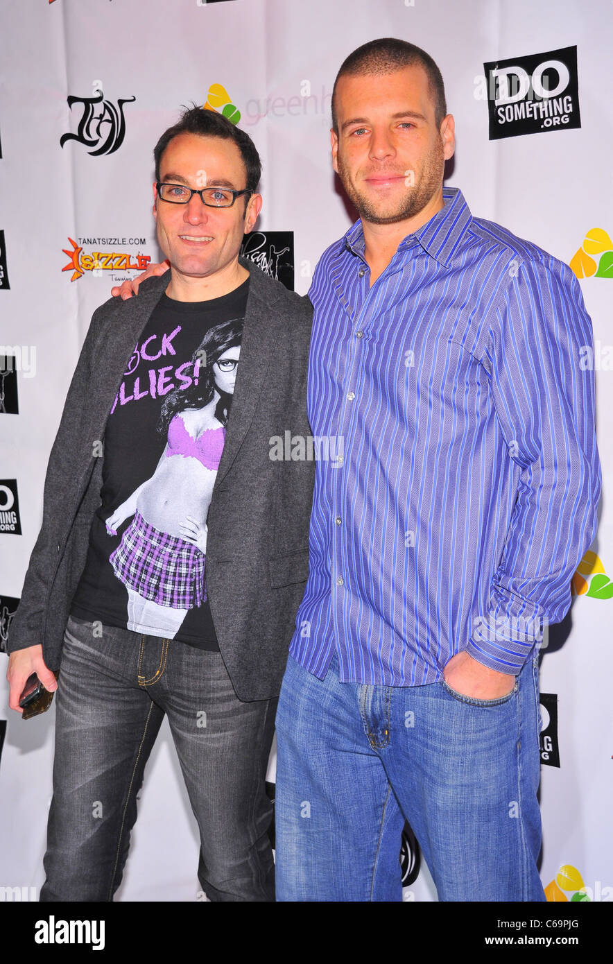 David Yontef, Jason Teich at arrivals for Vinny Guadagnino Launches IHAV Apparel Line, Greenhouse, New York, NY January 3, 2011. Photo By: Gregorio T. Binuya/Everett Collection Stock Photo