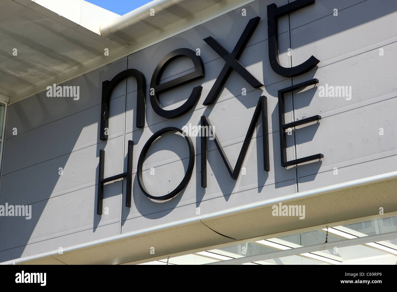Next Home stores sign at Braehead Glasgow Stock Photo