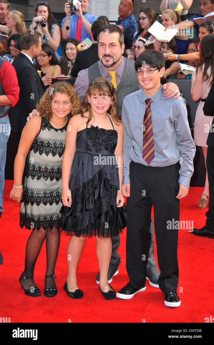 Joey Fatone, Guests at arrivals for Harry Potter and the Deathly Hallows - Part 2 North American Premiere, Avery Fisher Hall at Stock Photo