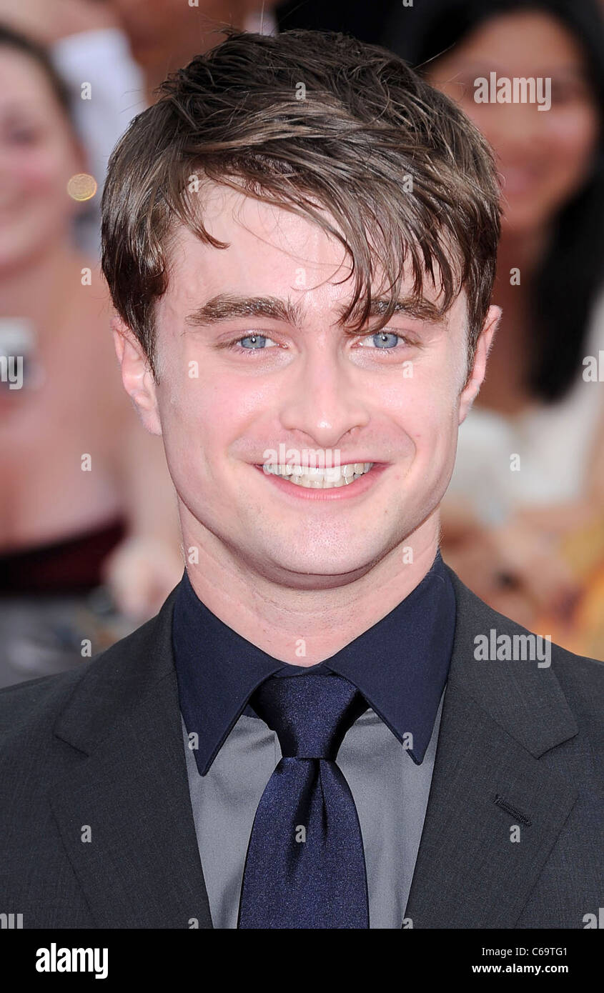 Daniel Radcliffe at arrivals for Harry Potter and the Deathly Hallows - Part 2 North American, Avery Fisher Hall at Lincoln Center, New York, NY July 11, 2011. Photo By: Kristin Callahan/Everett Collection Stock Photo