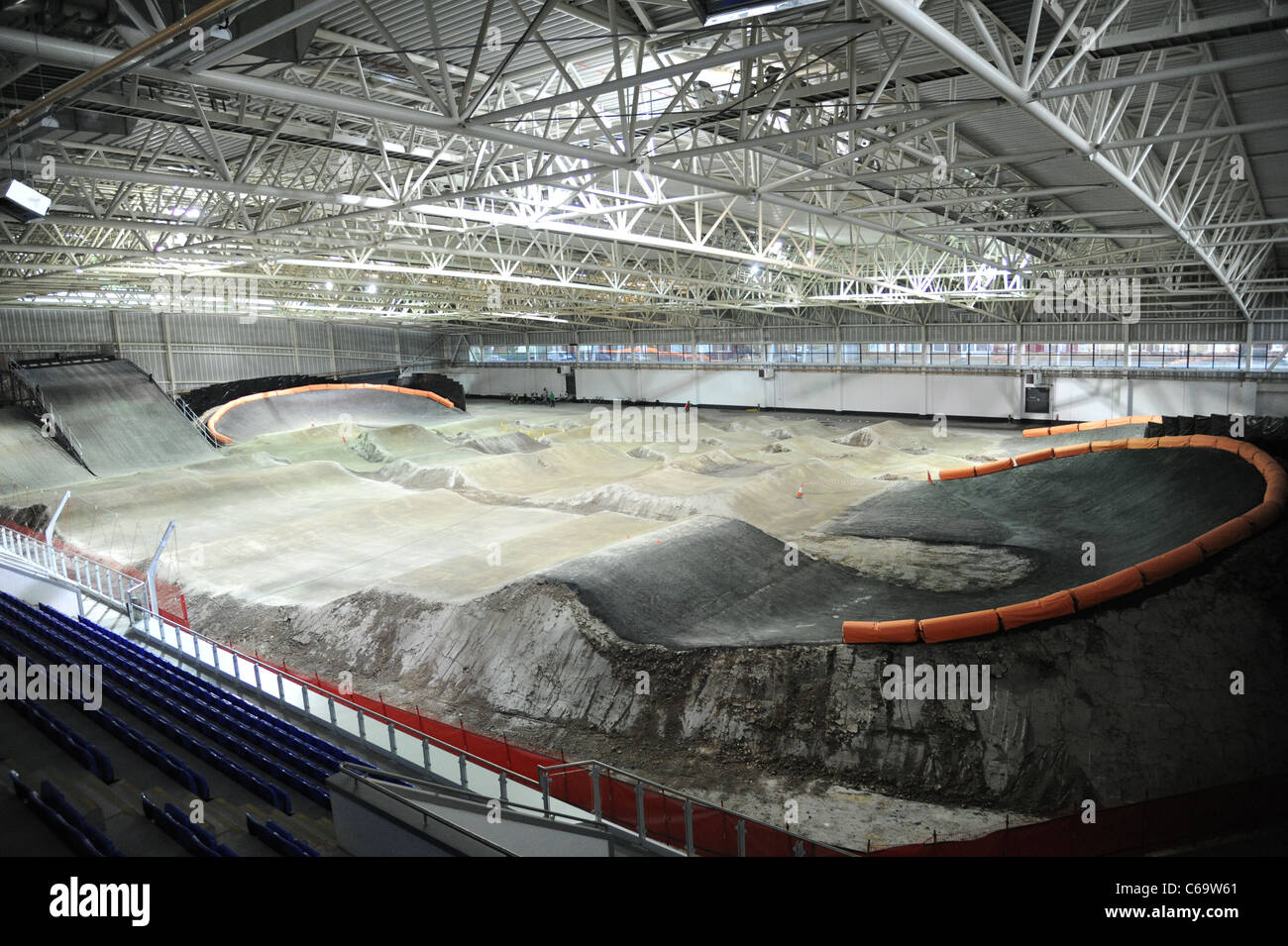 Manchester's New indoor BMX Centre Stock Photo Alamy
