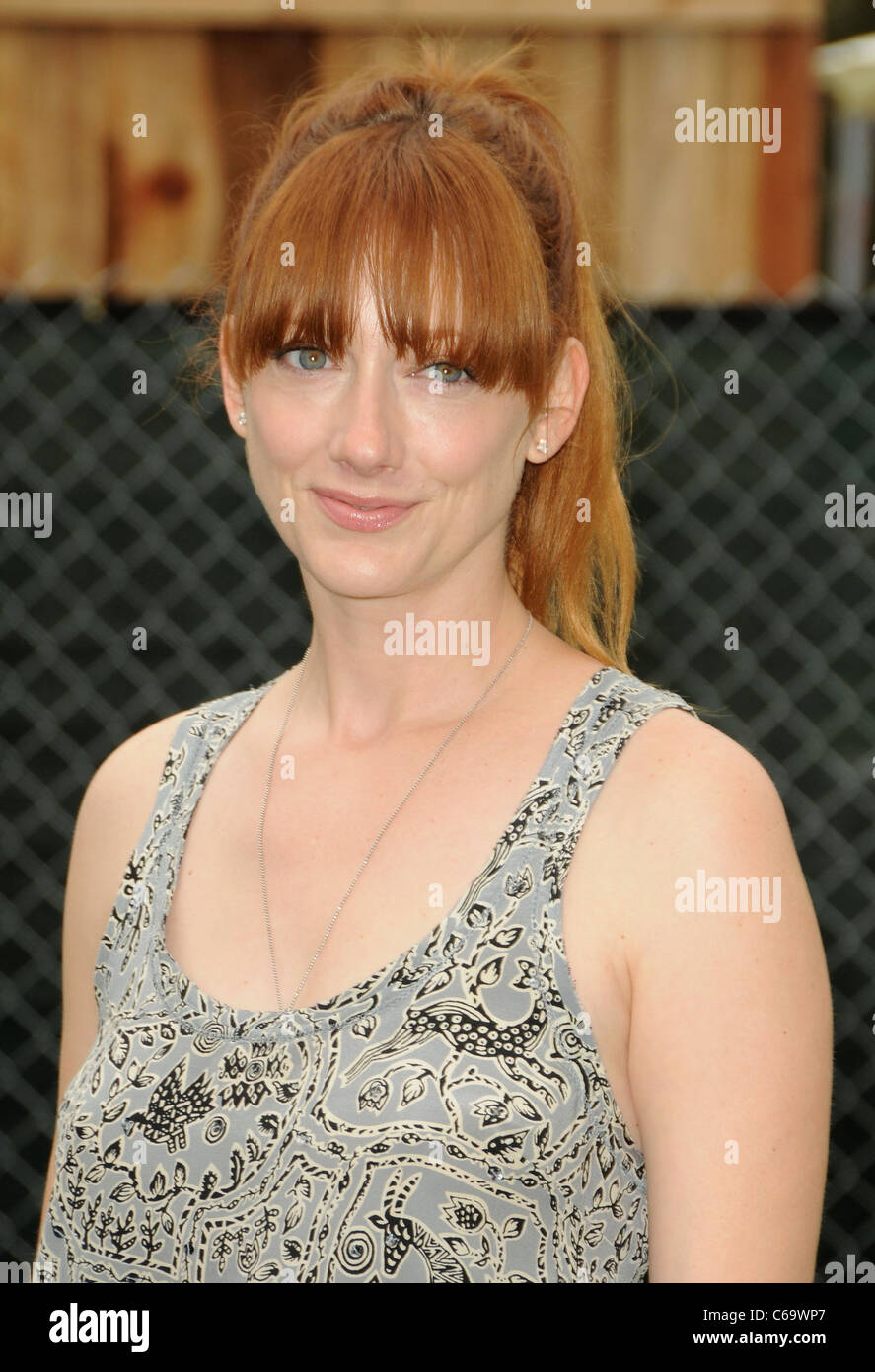 Judy Greer at arrivals for Elizabeth Glaser Pediatric AIDS Foundation - A Time for Heroes Benefit, Wadsworth Theater on the Veteran Administration Lawn, Los Angeles, CA June 12, 2011. Photo By: Dee Cercone/Everett Collection Stock Photo