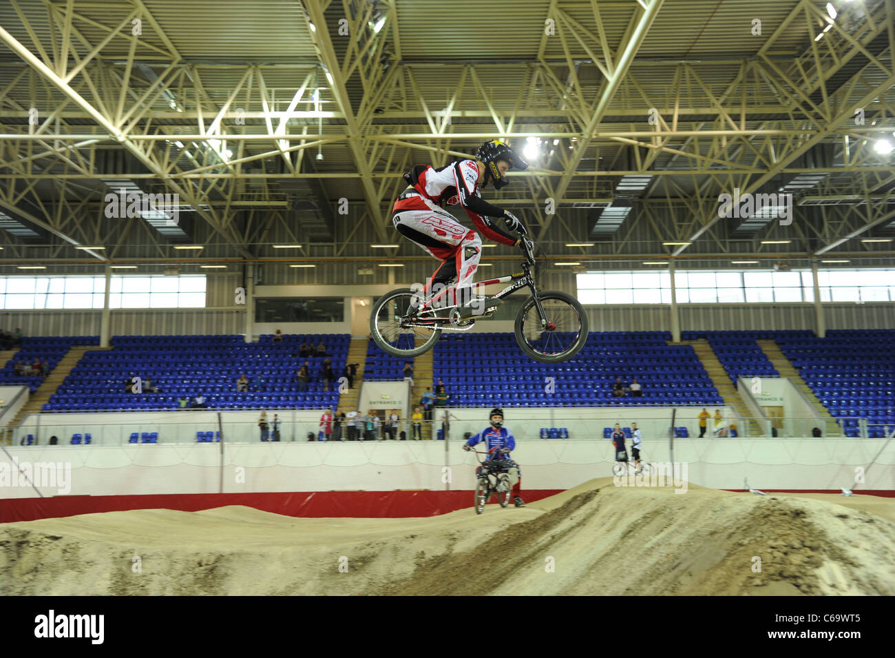 Manchester's New indoor BMX Centre Stock Photo Alamy