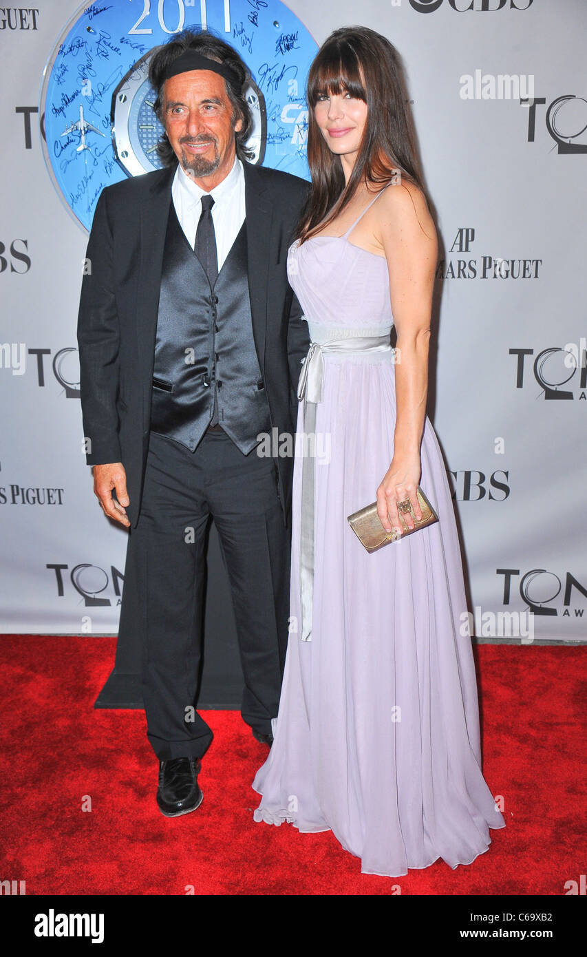Al Pacino, Lucila Sola at arrivals for American Theatre Wing's 65th ...