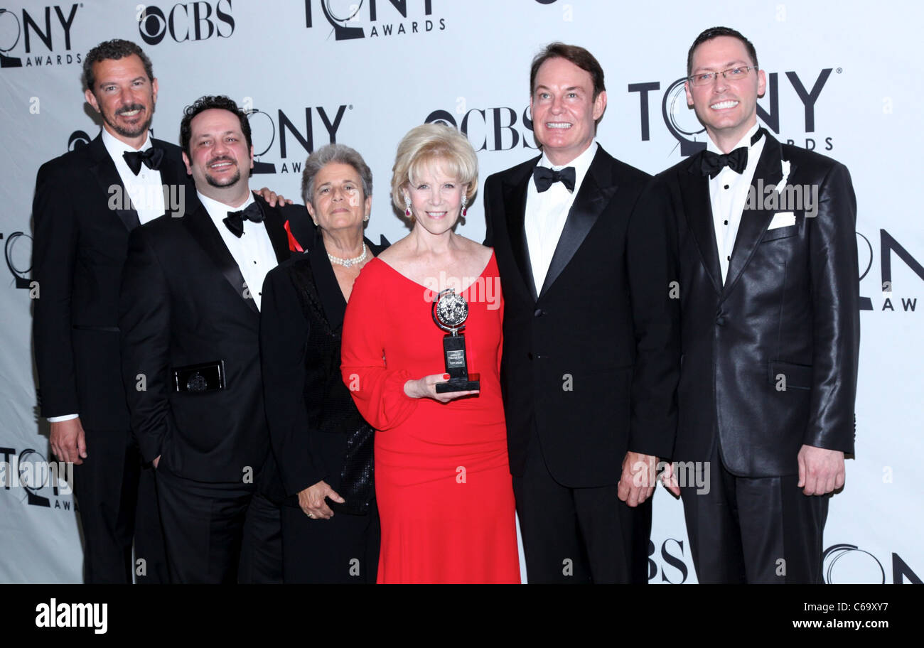 in the press room for American Theatre Wing's 65th Annual Antoinette Perry Tony Awards - PRESS ROOM, Beacon Theatre, New York, NY June 12, 2011. Photo By: Andres Otero/Everett Collection Stock Photo