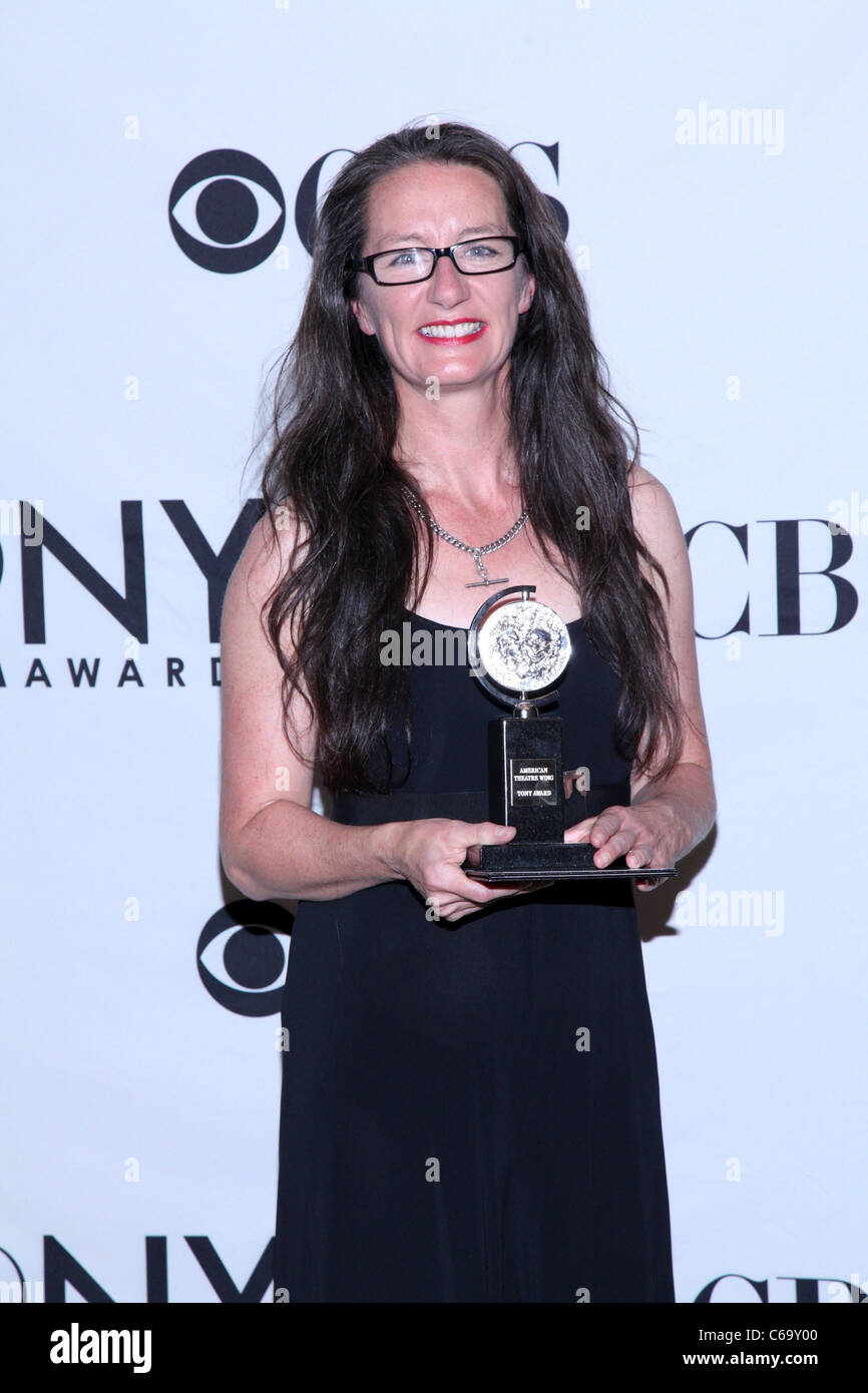 Paule Constable in the press room for American Theatre Wing's 65th Annual Antoinette Perry Tony Awards - PRESS ROOM, Beacon Theatre, New York, NY June 12, 2011. Photo By: Andres Otero/Everett Collection Stock Photo
