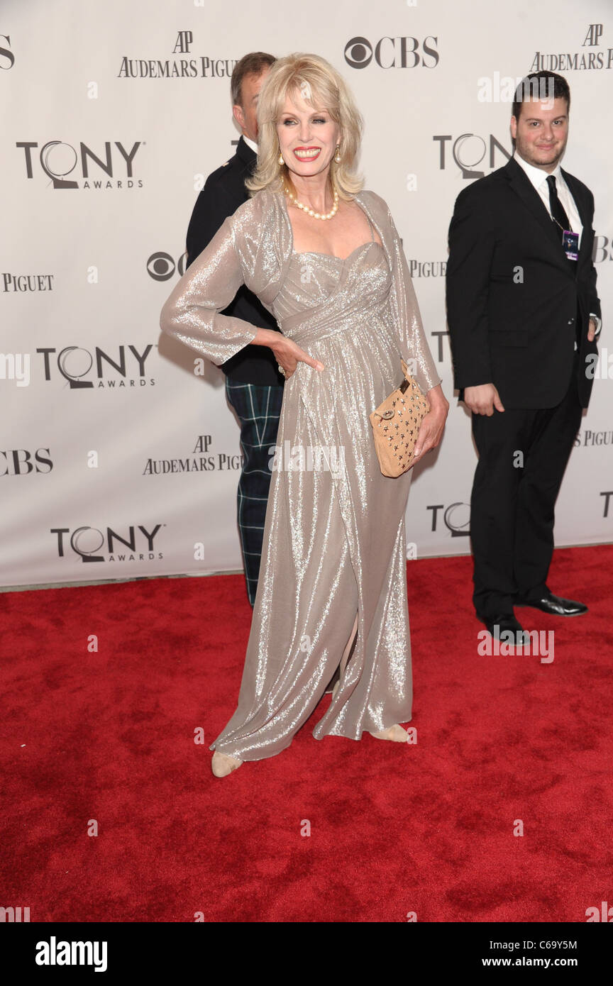 Joanna Lumley at arrivals for American Theatre Wing's 65th Annual Antoinette Perry Tony Awards - ARRIVALS Pt 2, Beacon Theatre, Stock Photo