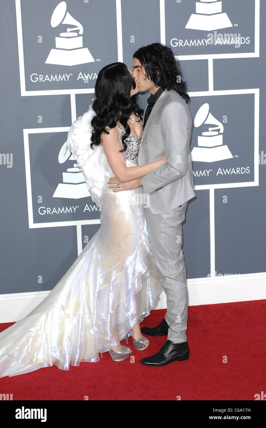 Katy Perry Russell Brand At Arrivals For The Rd Annual Grammy Awards