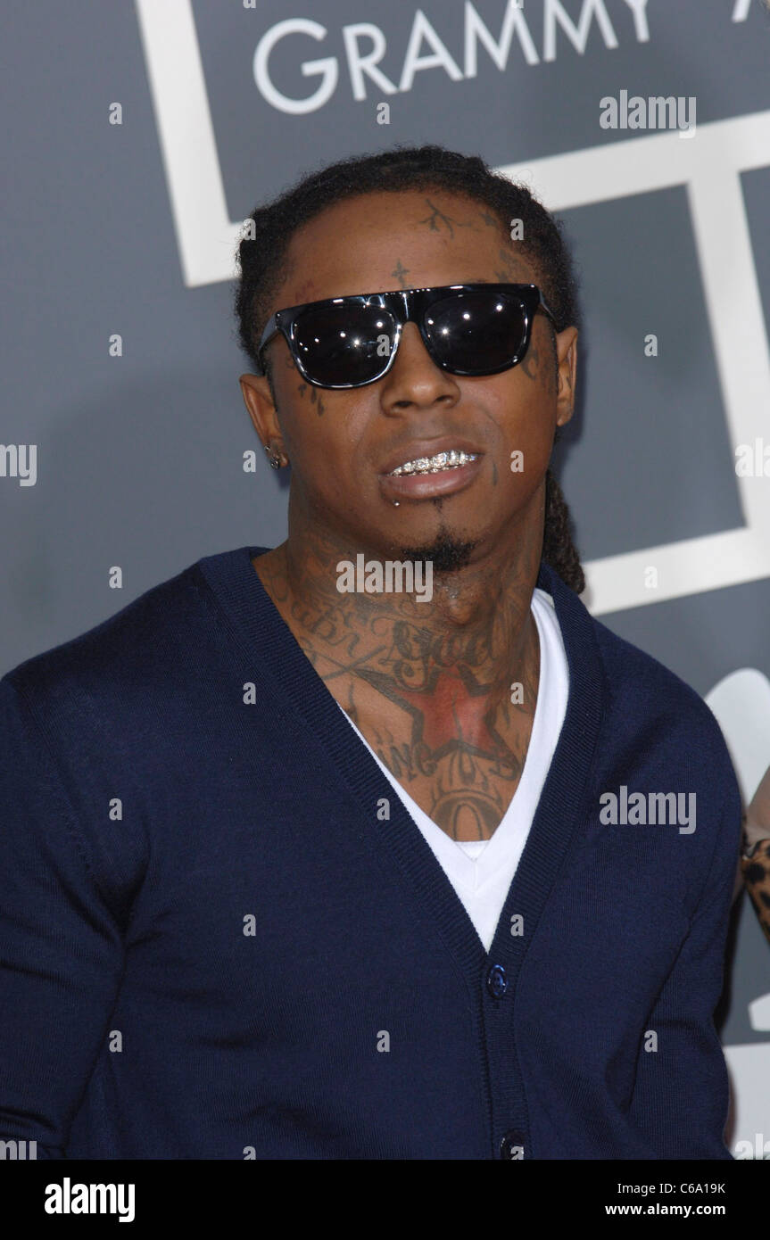 Lil Wayne at arrivals for The 53rd Annual GRAMMY Awards, Staples Center, Los Angeles, CA February 13, 2011. Photo By: Elizabeth Stock Photo