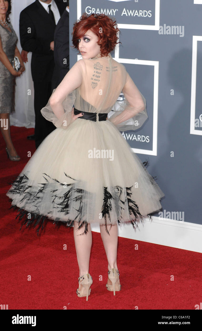 Anna Nalick at arrivals for The 53rd Annual GRAMMY Awards, Staples ...