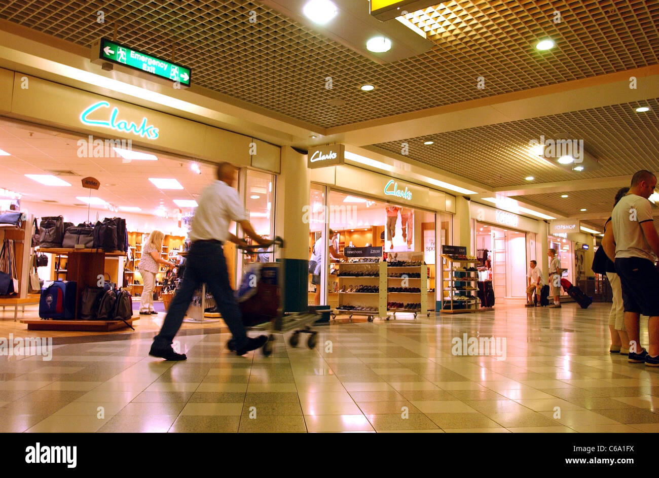 The Gatwick Village Shopping Centre at the South Terminal of the airport  Stock Photo - Alamy
