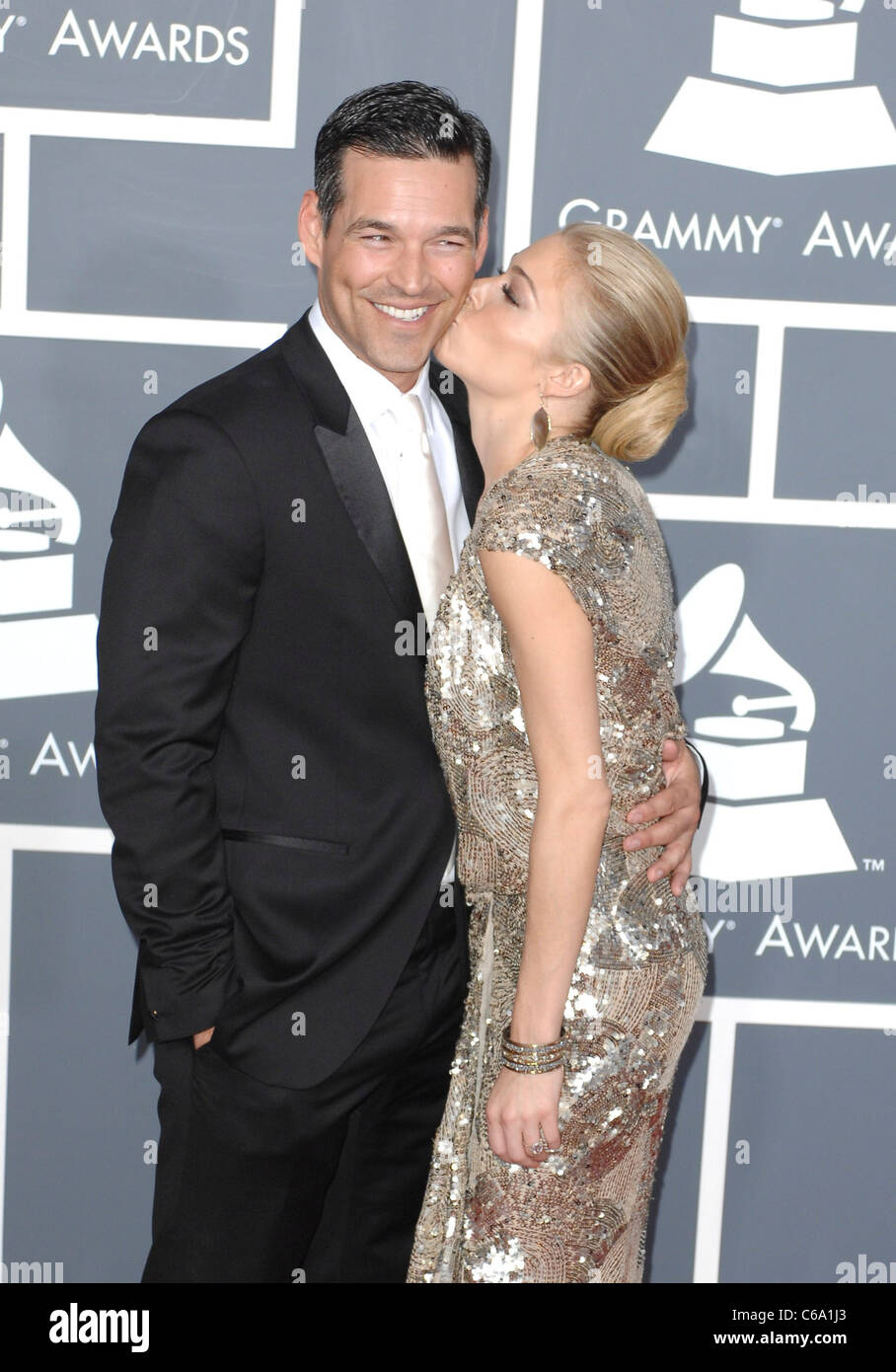 Eddie Cibrian, LeAnne Rimes at arrivals for The 53rd Annual GRAMMY Awards, Staples Center, Los Angeles, CA February 13, 2011. Photo By: Elizabeth Goodenough/Everett Collection Stock Photo