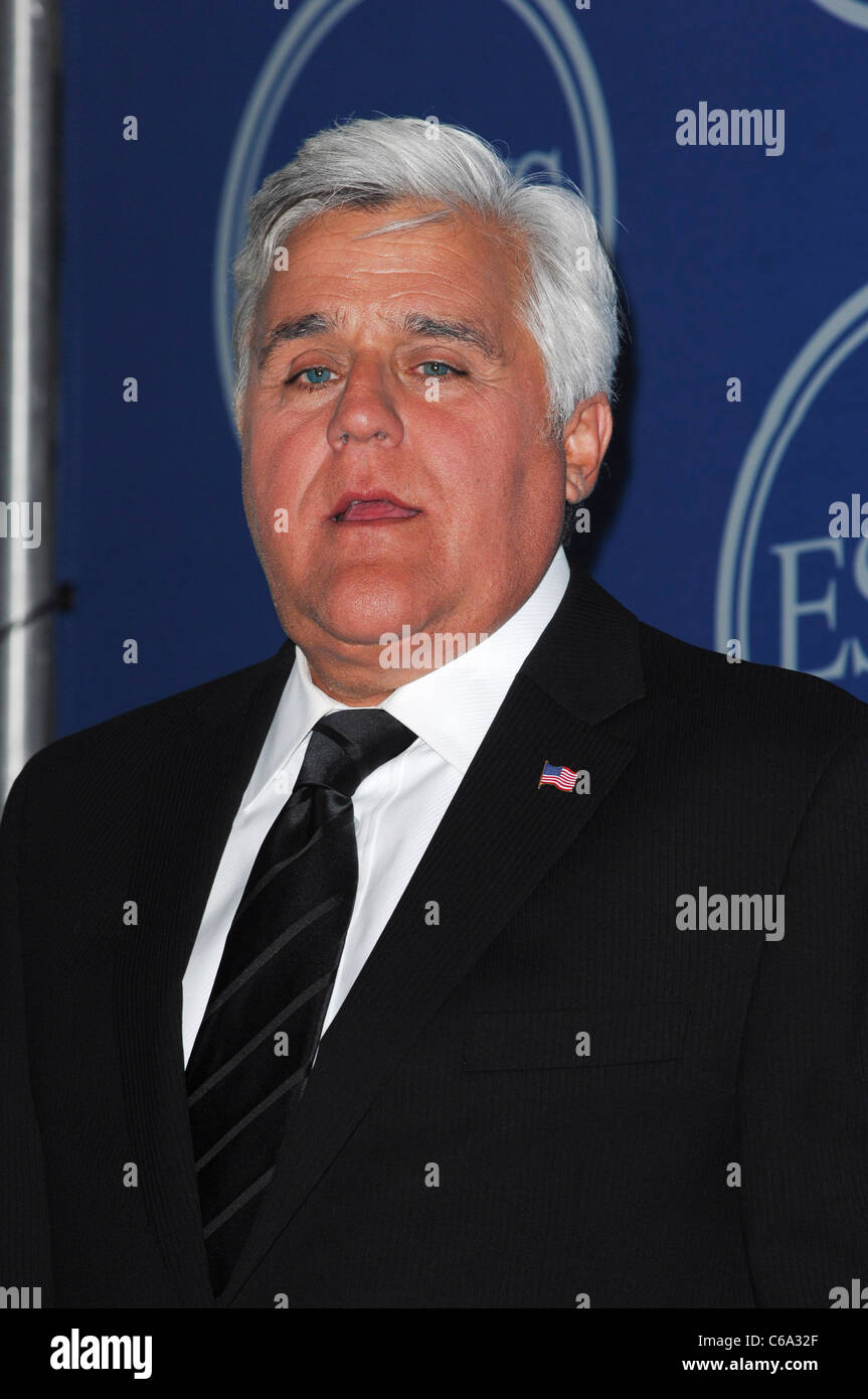Jay Leno in the press room for The 2011 ESPY Awards - PRESS ROOM, Nokia Theatre at L.A. LIVE, Los Angeles, CA July 13, 2011. Photo By: Elizabeth Goodenough/Everett Collection Stock Photo
