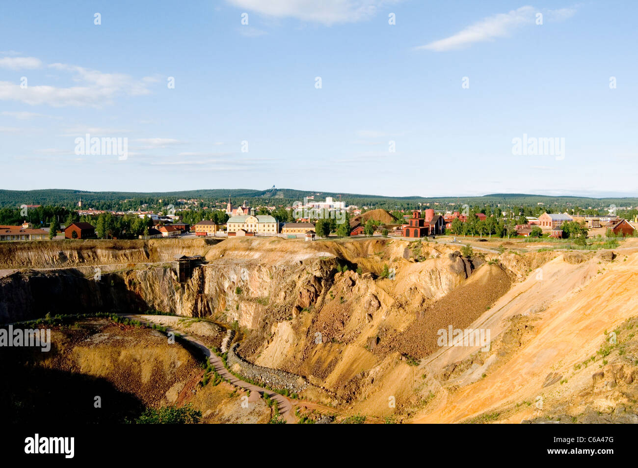 falun copper mine sweden mining open cast strip mines Great Copper