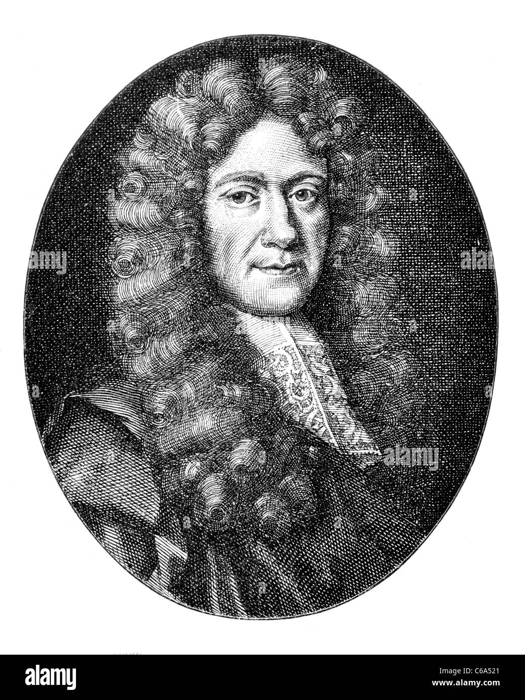 Portrait of Denzil Holles, 1st Baron Holles, Stock Photo