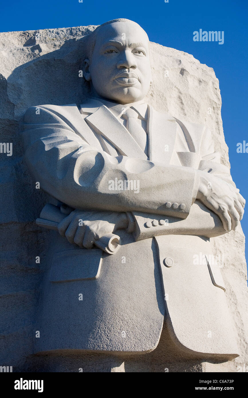 The Martin Luther King Jr., memorial on the National Mall in Washington ...