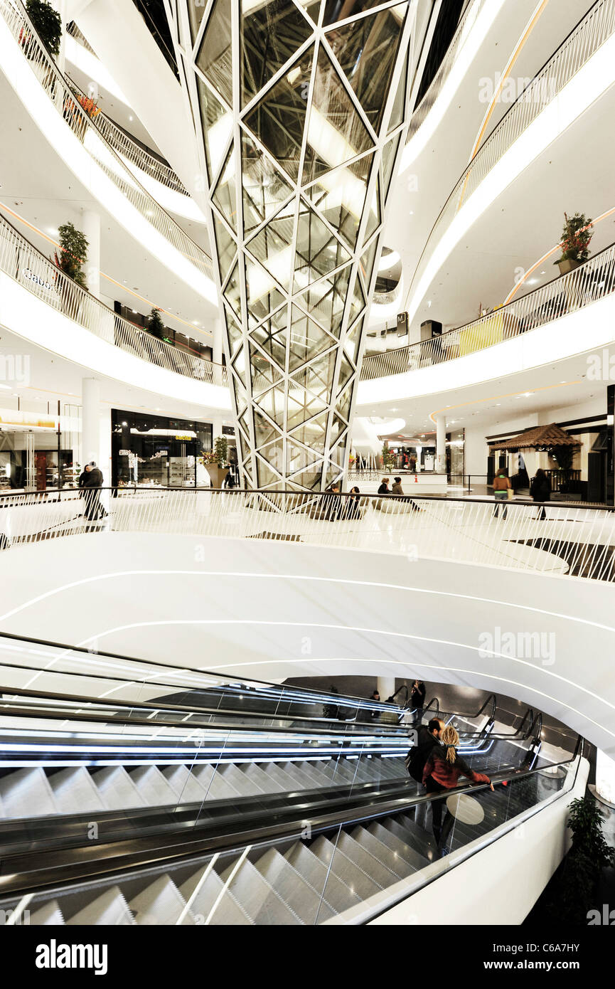 Zeil Gallery, modern architecture, creative, Frankfurt am Main, Hesse, Germany, Europe Stock