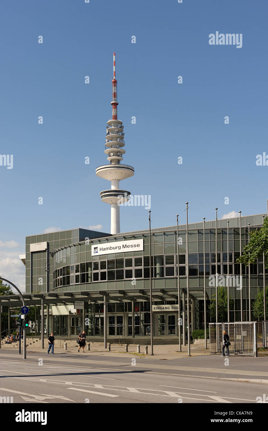 Neue Messe exhibition halls, modern architecture, Hanseatic City of ...