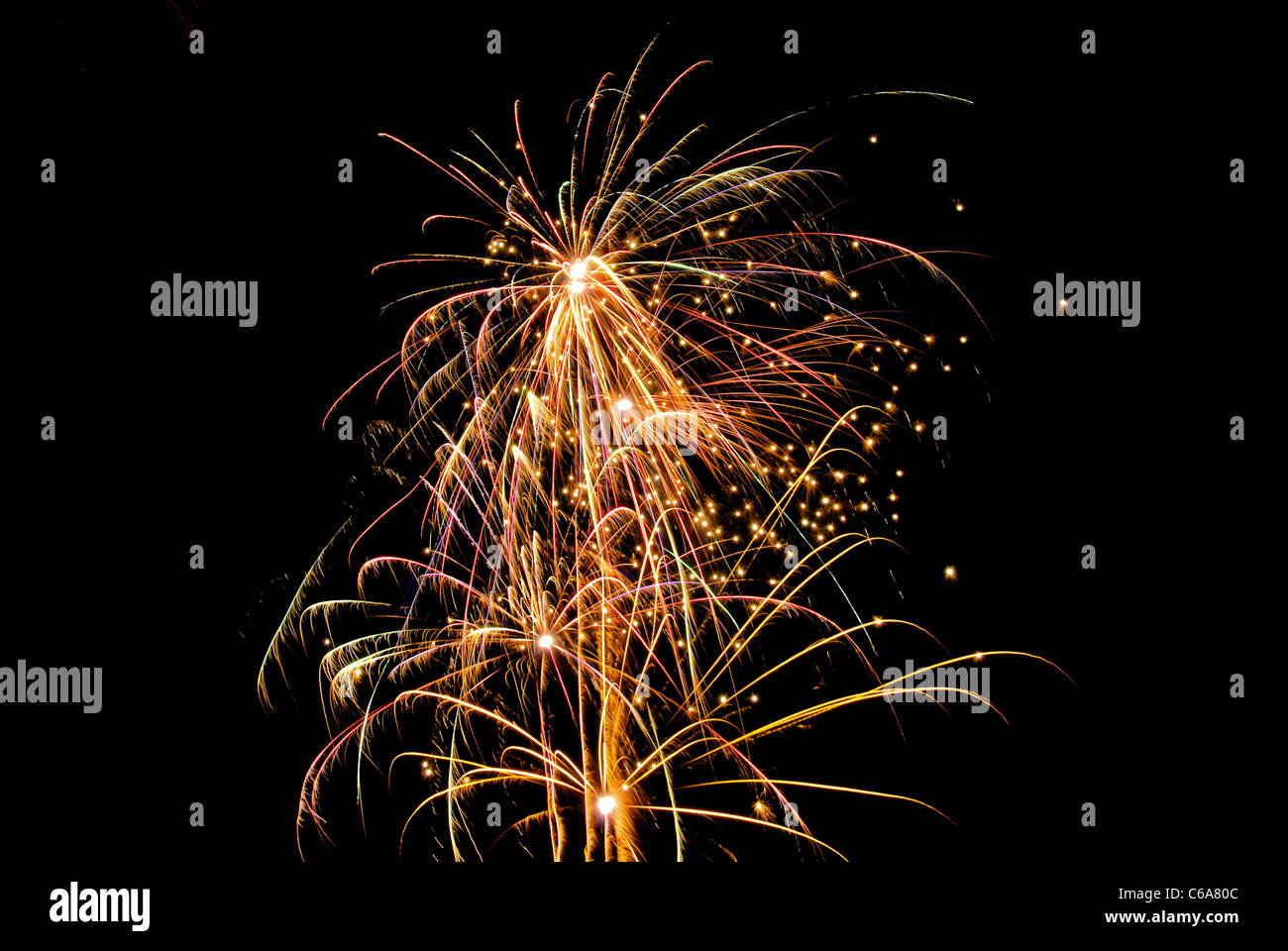 Feuerwerk - fireworks 16 Stock Photo