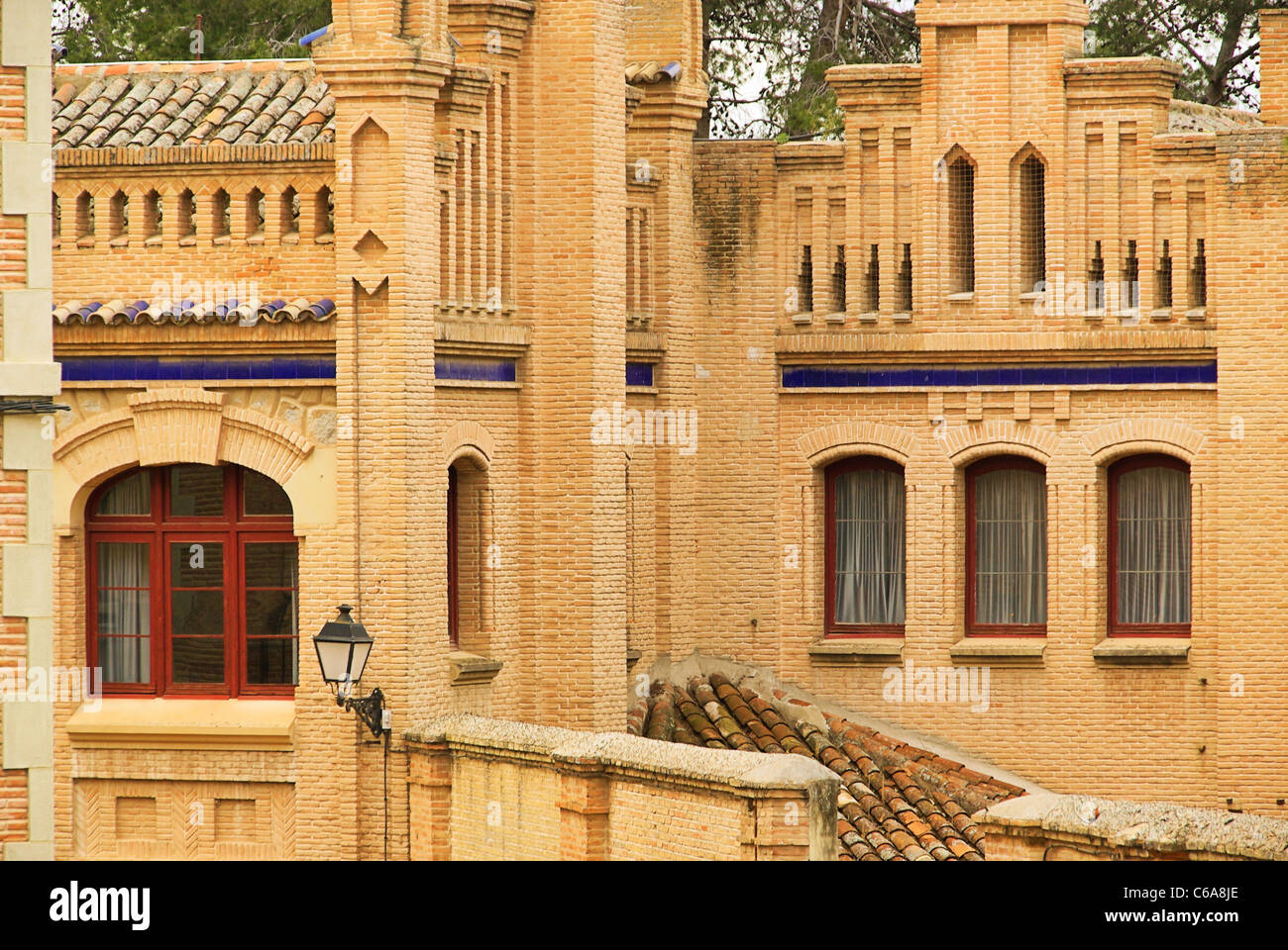 Toledo Haus Mudejar-Stil - Toledo house Mudejar-Style 01 Stock Photo