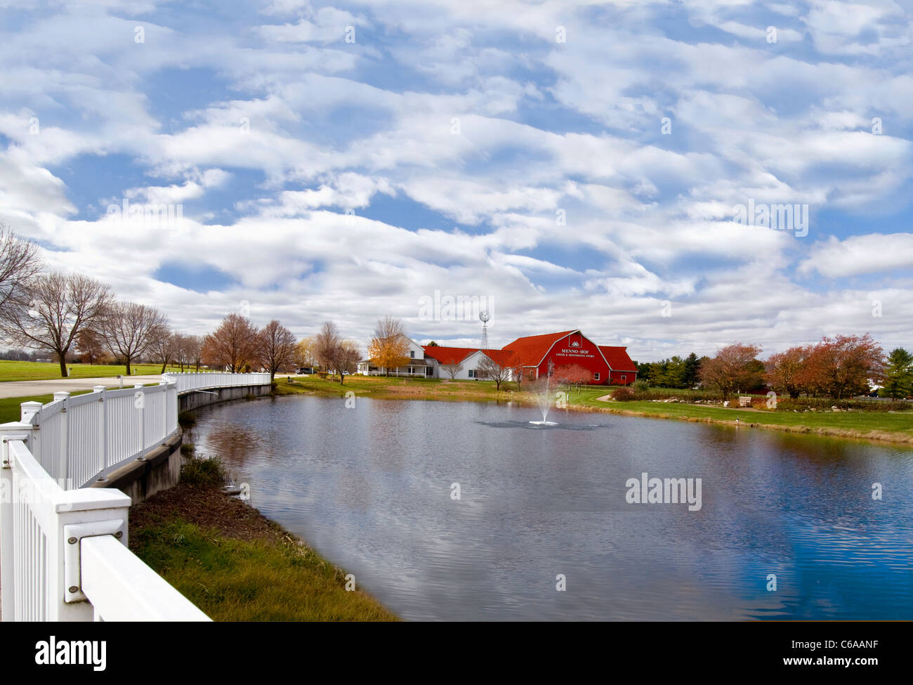 The MennoHof Visitor Center which tells the history of the Amish and