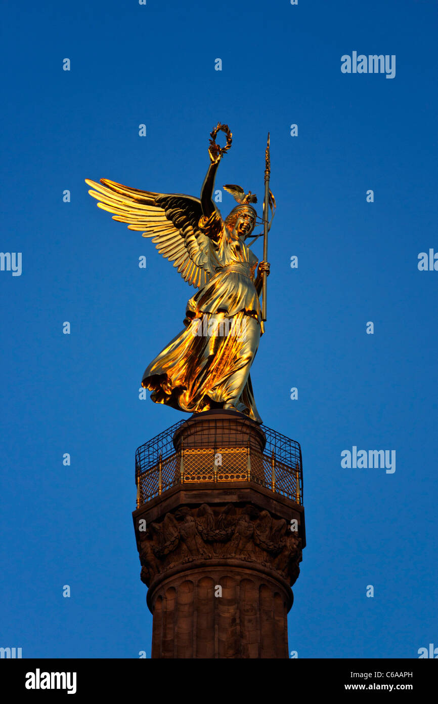 Berlin victory column  Stock Photo