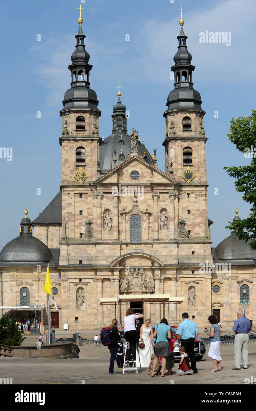 Fulda Cathedral Hesse Germany Deutschland Stock Photo Alamy