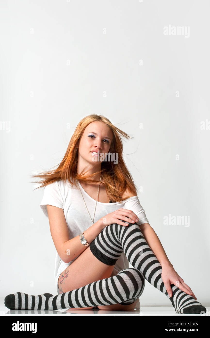 Knee Socks Stock Photos & Knee Socks Stock Images - Alamy