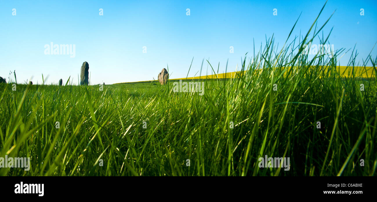 Avebury Stones Stock Photo
