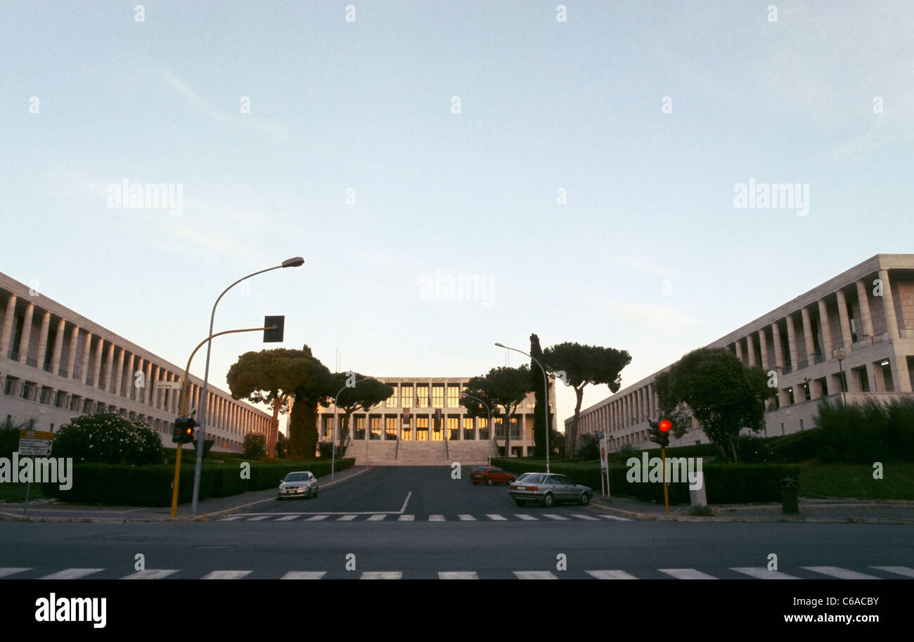 Piazzale degli Archivi and Archivio Centrale dello Stato, Rome Stock Photo Alamy