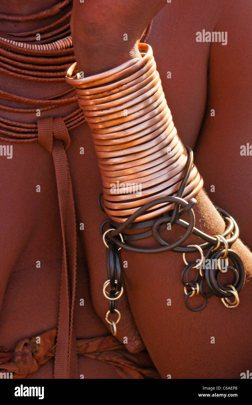 Himba body ornamentation, near Opuwo, Namibia Stock Photo Alamy