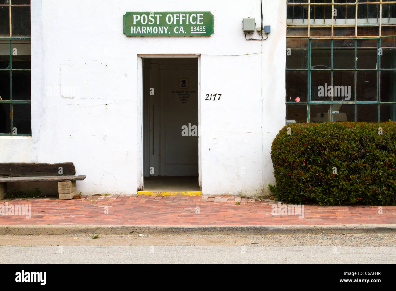 Post Office in Harmony, California Stock Photo Alamy
