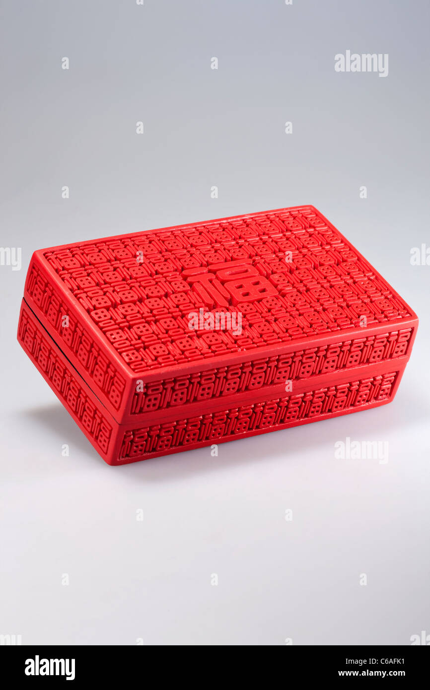 Traditional Chinese box Stock Photo Alamy