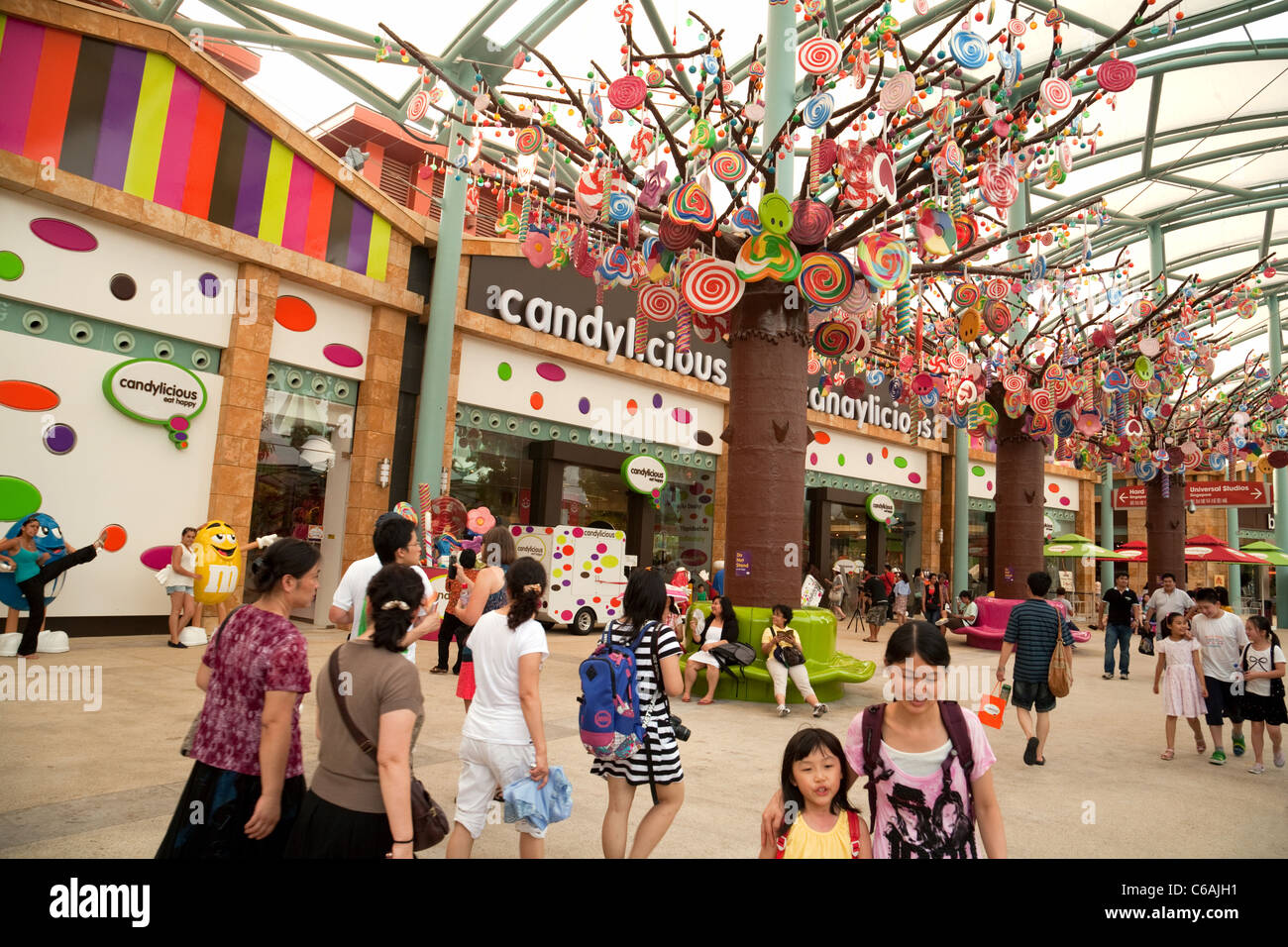 the Candylicious store, Sentosa Island Singapore Stock Photo - Alamy