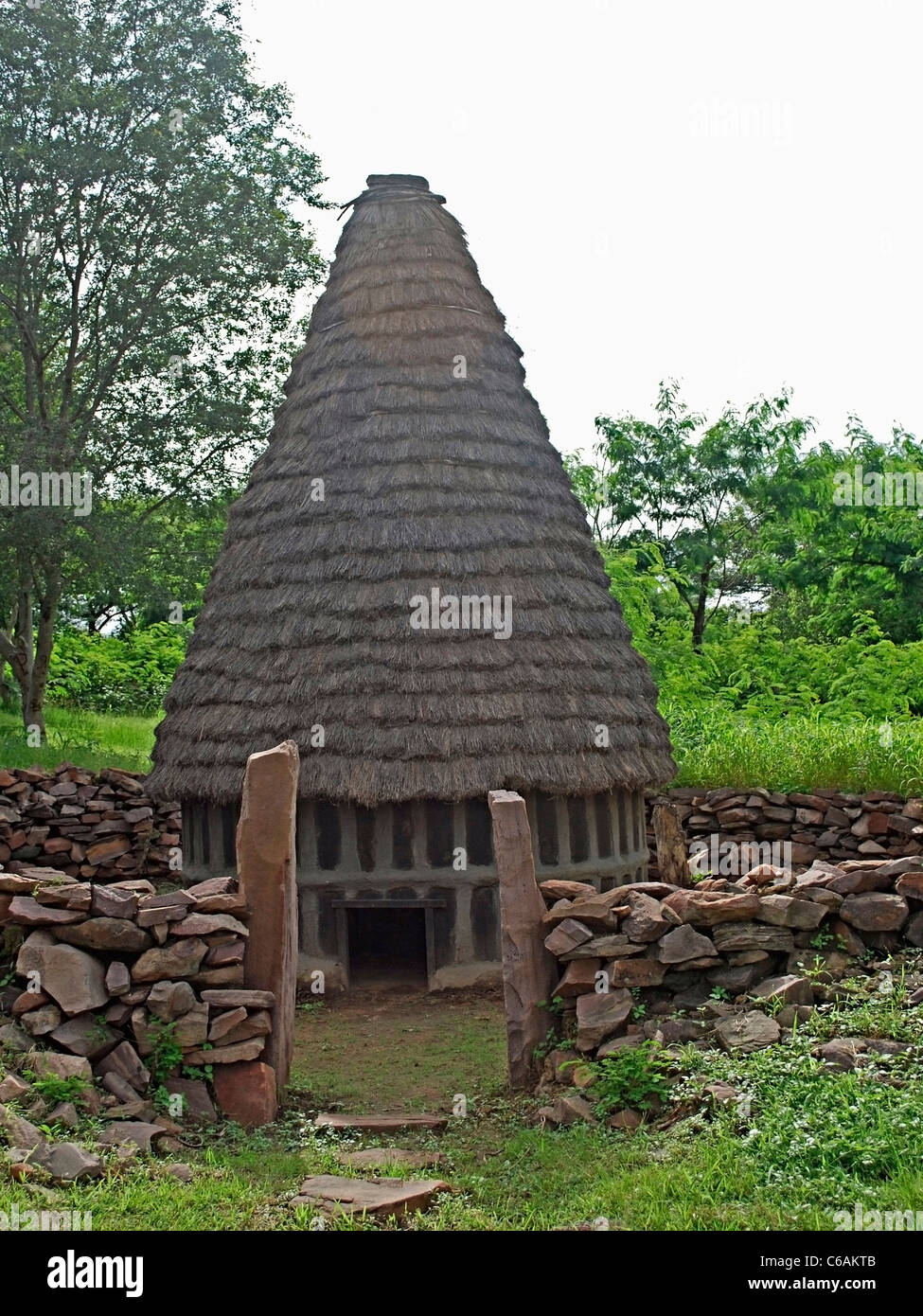 Toda Tribal Temple, Nilgiri, Tamilnadu, India Stock Photo