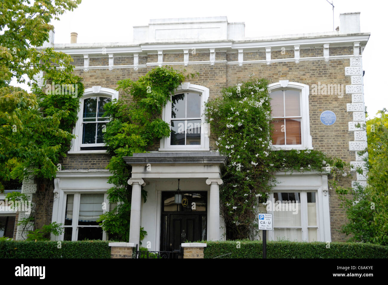 House formerly occupied by the opera impresario Richard D’Oyly Carte at