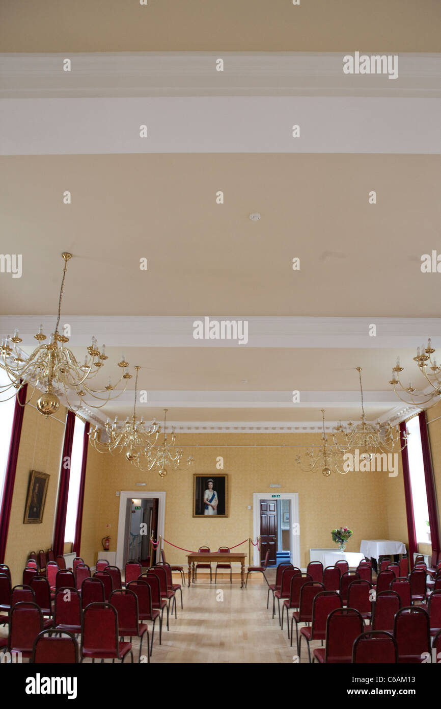 Berwick Town Hall interior Stock Photo Alamy