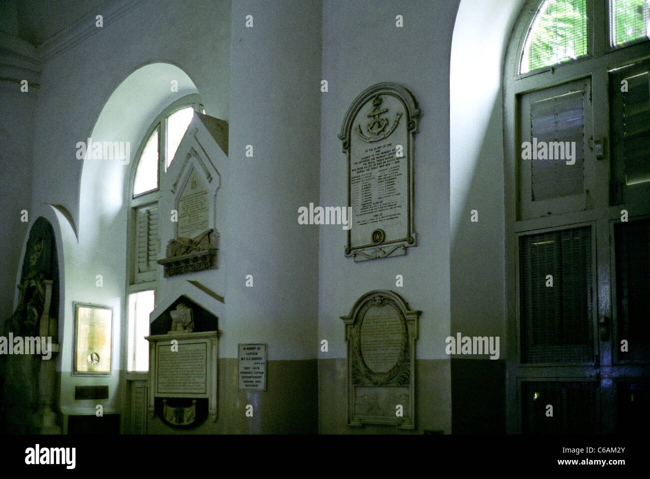 BOMBAY, Mumbai, ST THOMAS CATHEDRAL MEMORIAL,India. Stock Photo