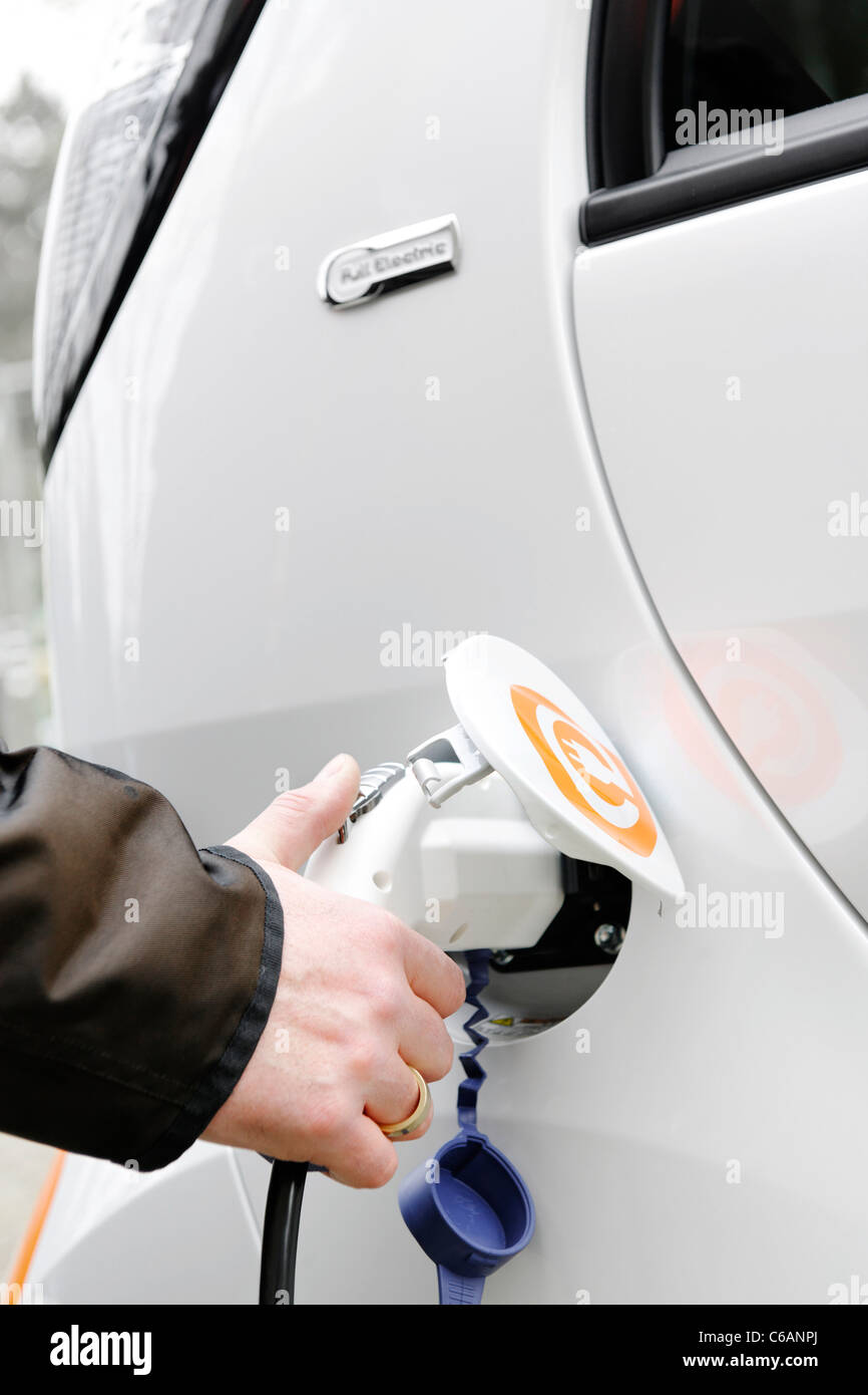 First serial produced, complete electric car in Germany, Citroen CZero